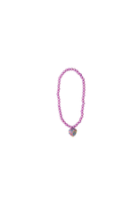 Great Pretenders Rockin Heart Necklace Purple