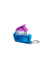 Blue Orange Pull 'N Pops Multi Bubbles Keychain, Ice Cream