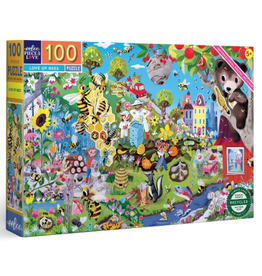 Eeboo 100 pcs. Love of Bees Puzzle