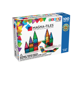 Magna-Tiles Magna-Tiles Clear Colours 100 Pieces