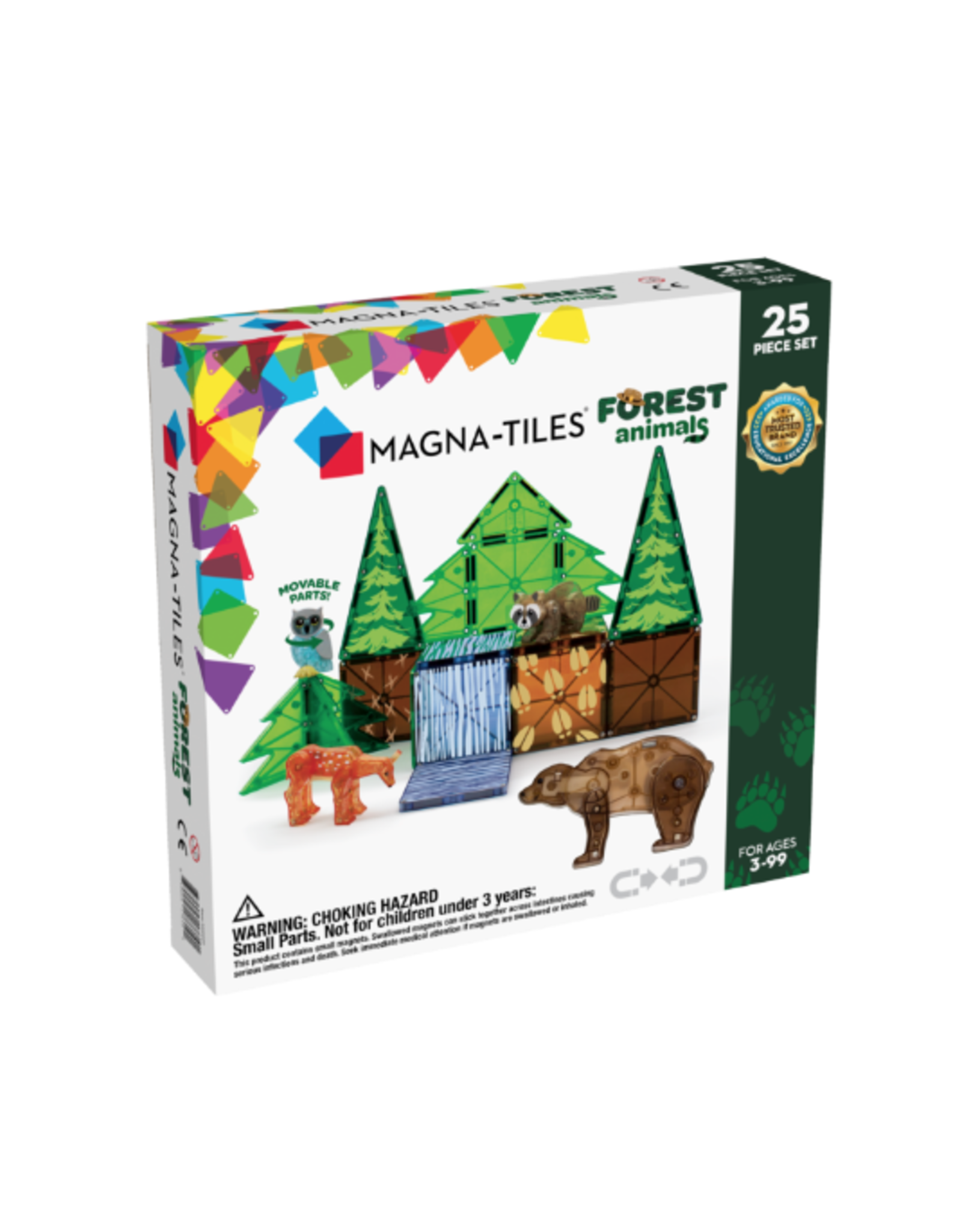 Magna-Tiles Magna-Tiles Forest Animals 25 Pieces