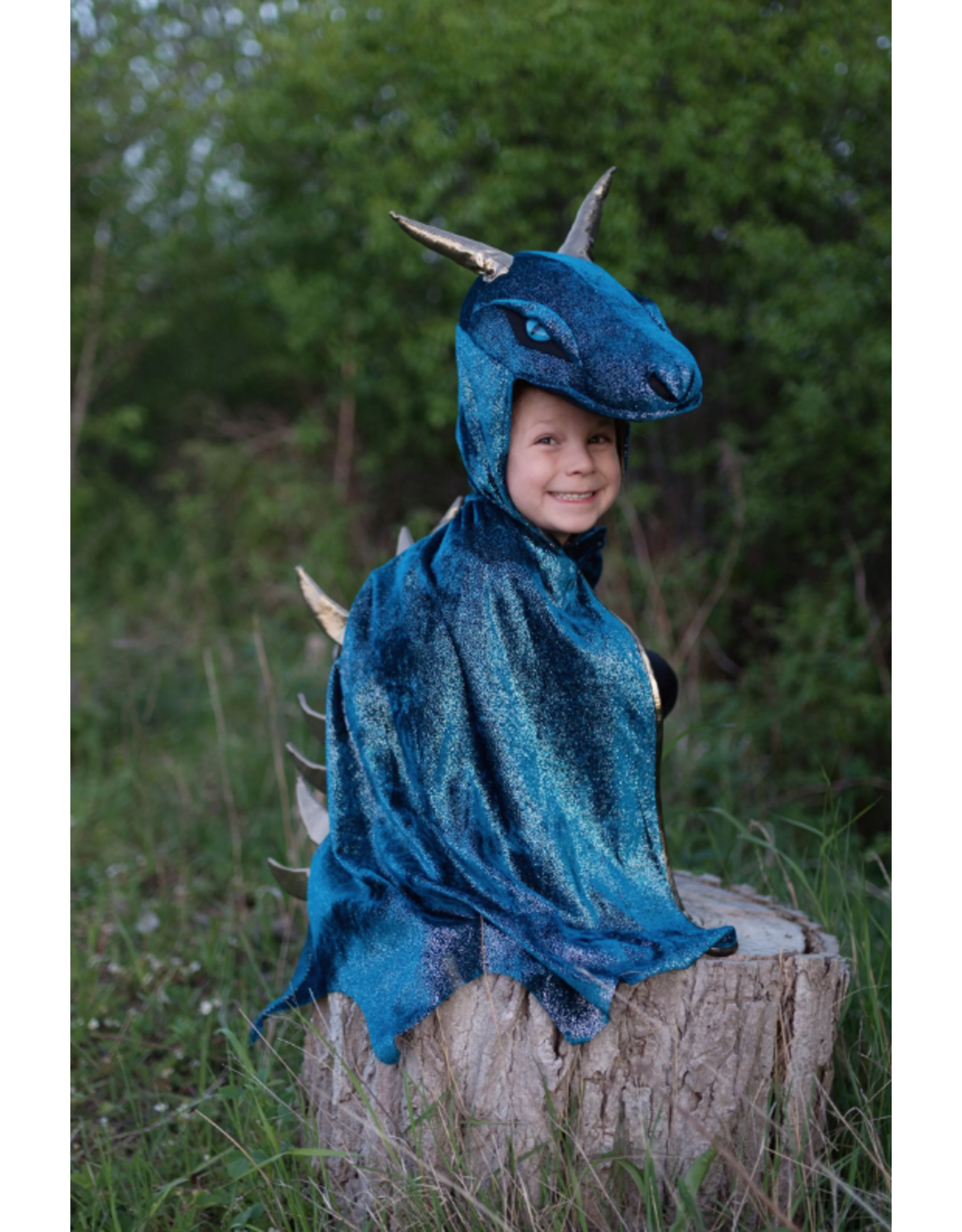 Great Pretenders Starry Night Dragon Teal/Gold