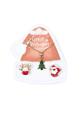 Great Pretenders Christmas Tree Necklace & Rings