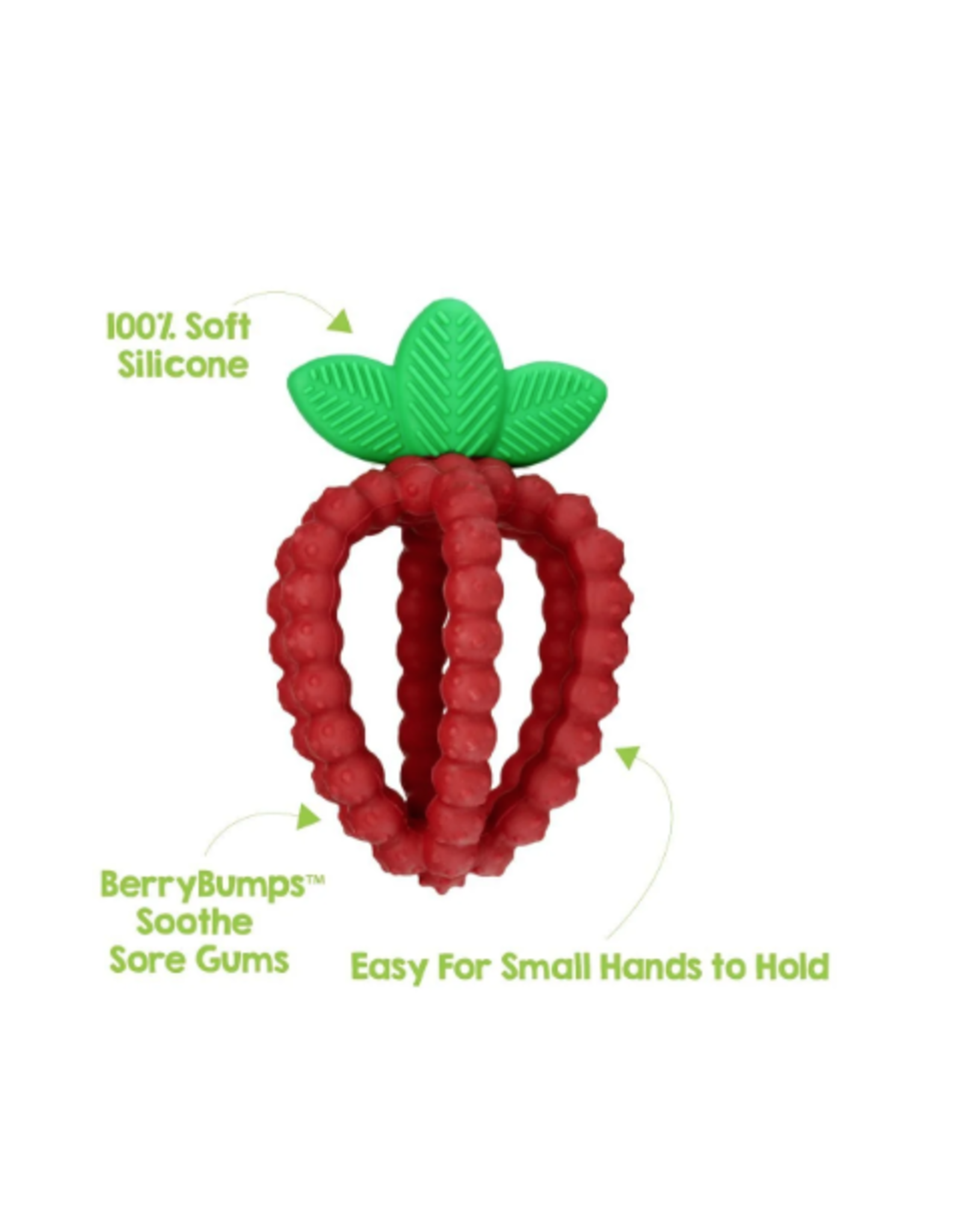 RazBaby RaZberry Bites Teething Toy Red