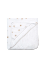 Lulujo Baby Hooded Towel, Daises