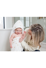 Lulujo Baby Hooded Towel, Daises