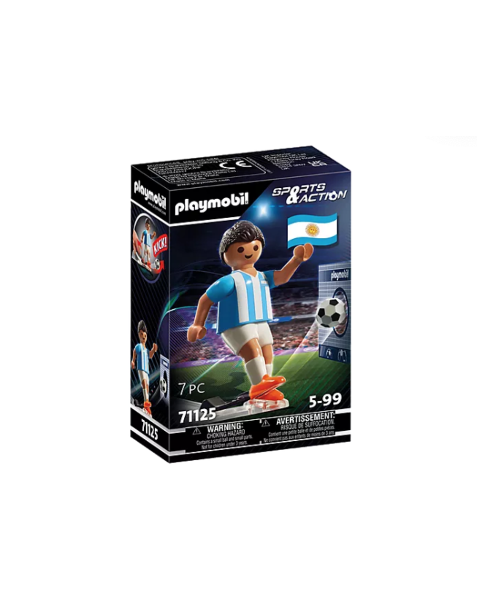 Playmobil Soccer Player Argentina