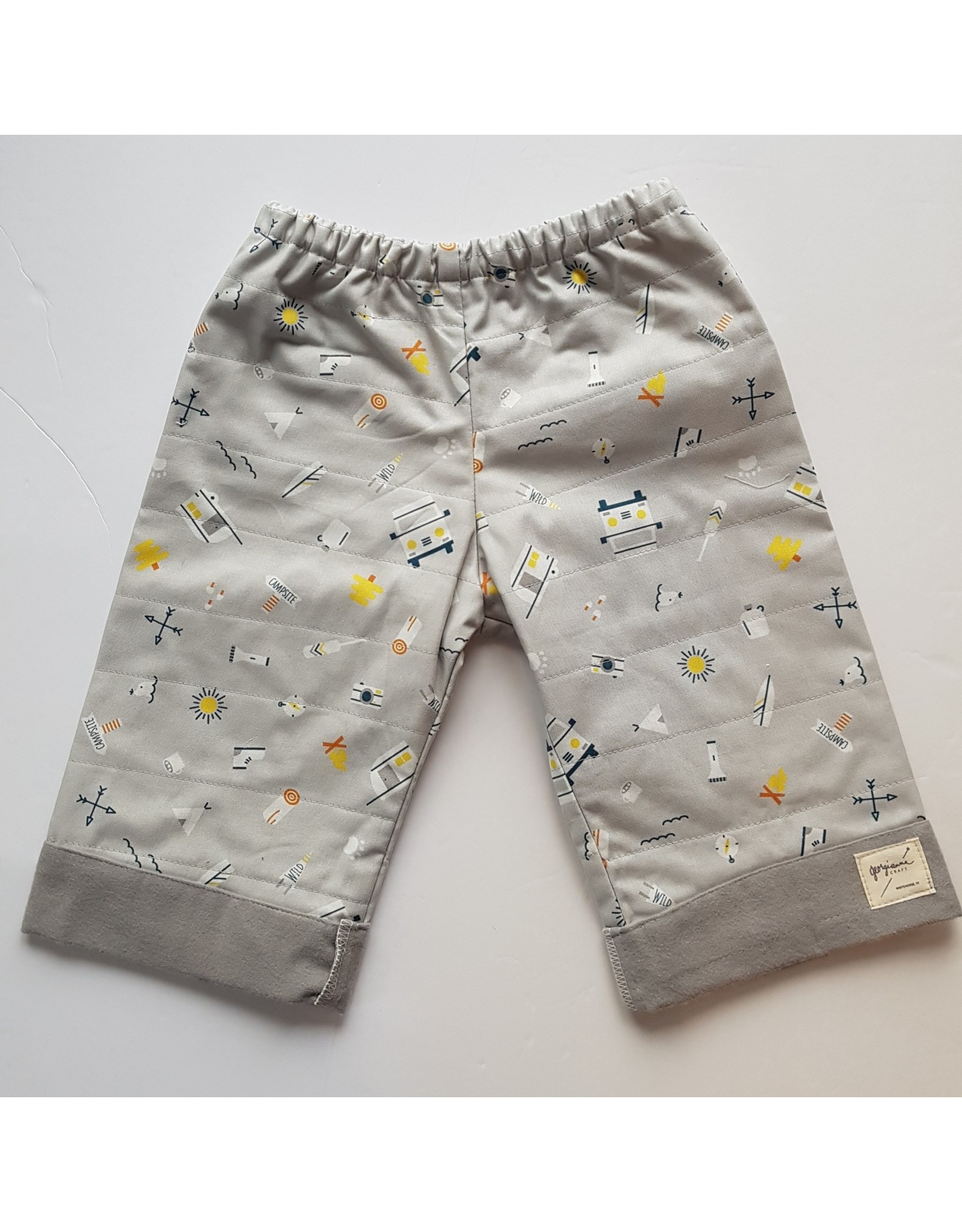 Georgi Pearson Quilty Pants, Grey Camping