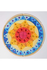 Grimm's Spiel & Holz Design Sparkling Mandala, Large Sun, 76 pcs.