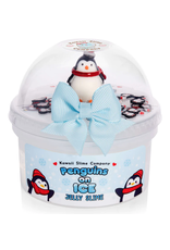 Kawaii Slime Penguins on Ice Jelly Slime