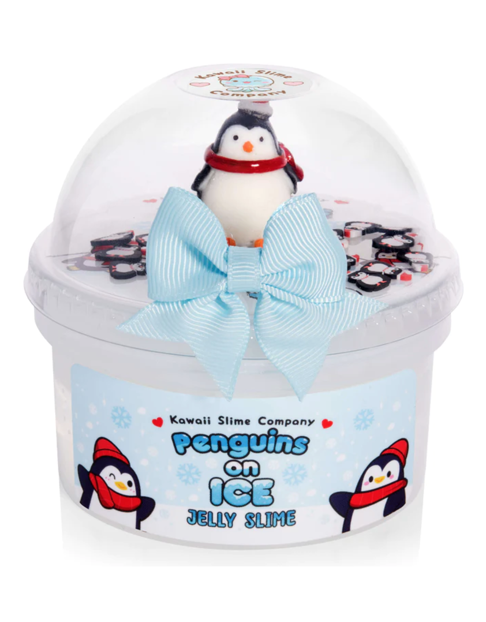 Kawaii Slime Penguins on Ice Jelly Slime