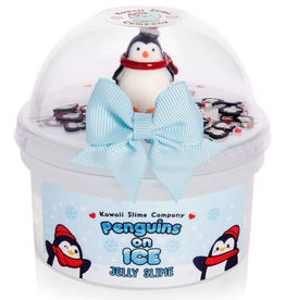 Kawaii Slime Penguins on Ice Jelly Slime