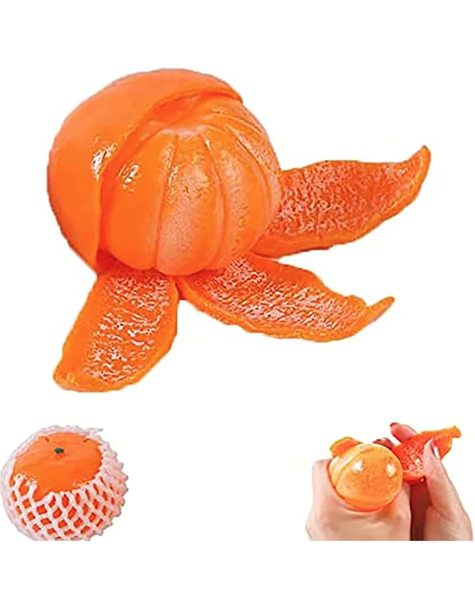 Kawaii Slime Tangerine Cutie Peeling Fidget Sensory Toy