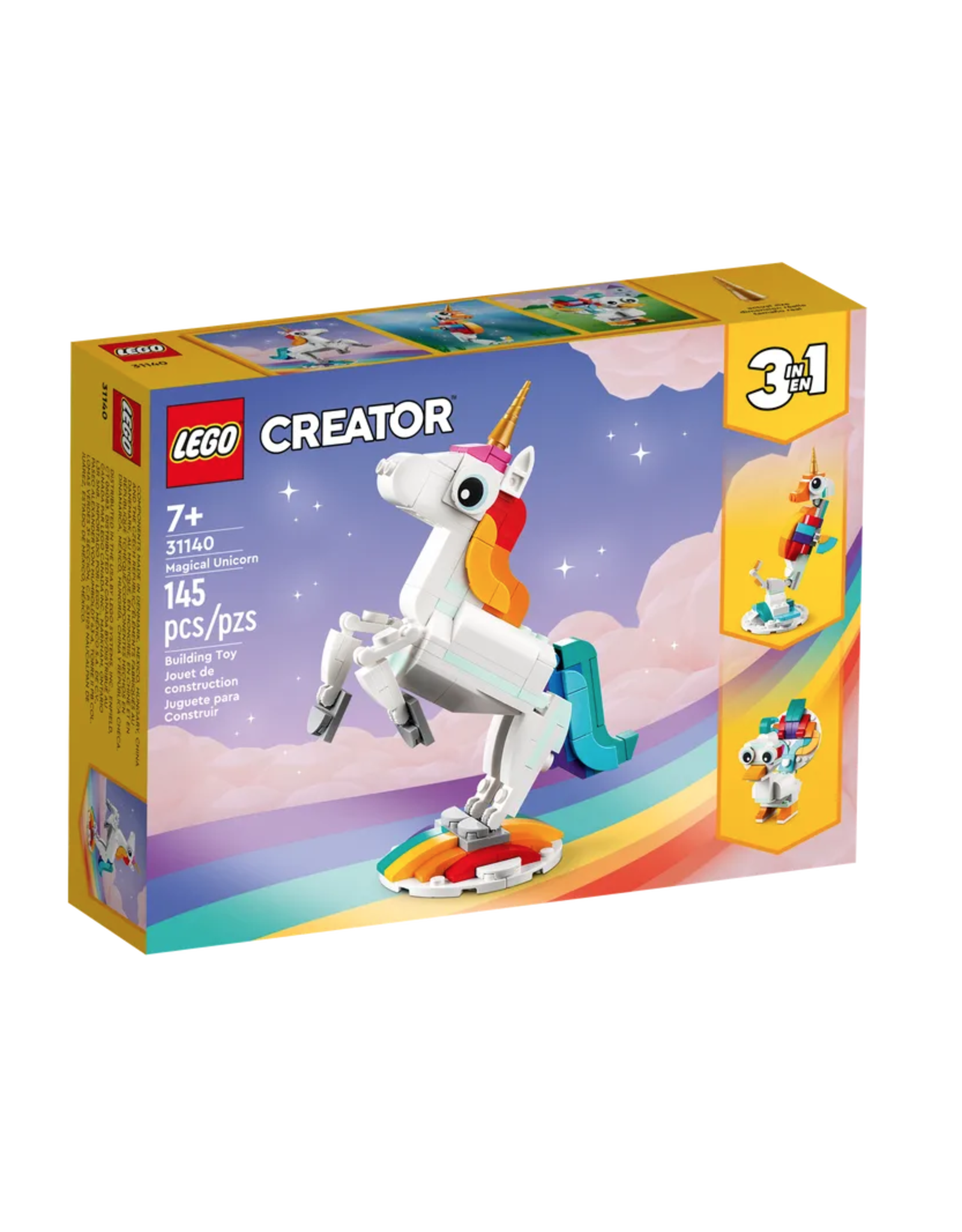 LEGO LEGO Creator 3-in-1 Magical Unicorn