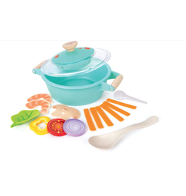 Hape Little Chef Cooking & Steam Playset