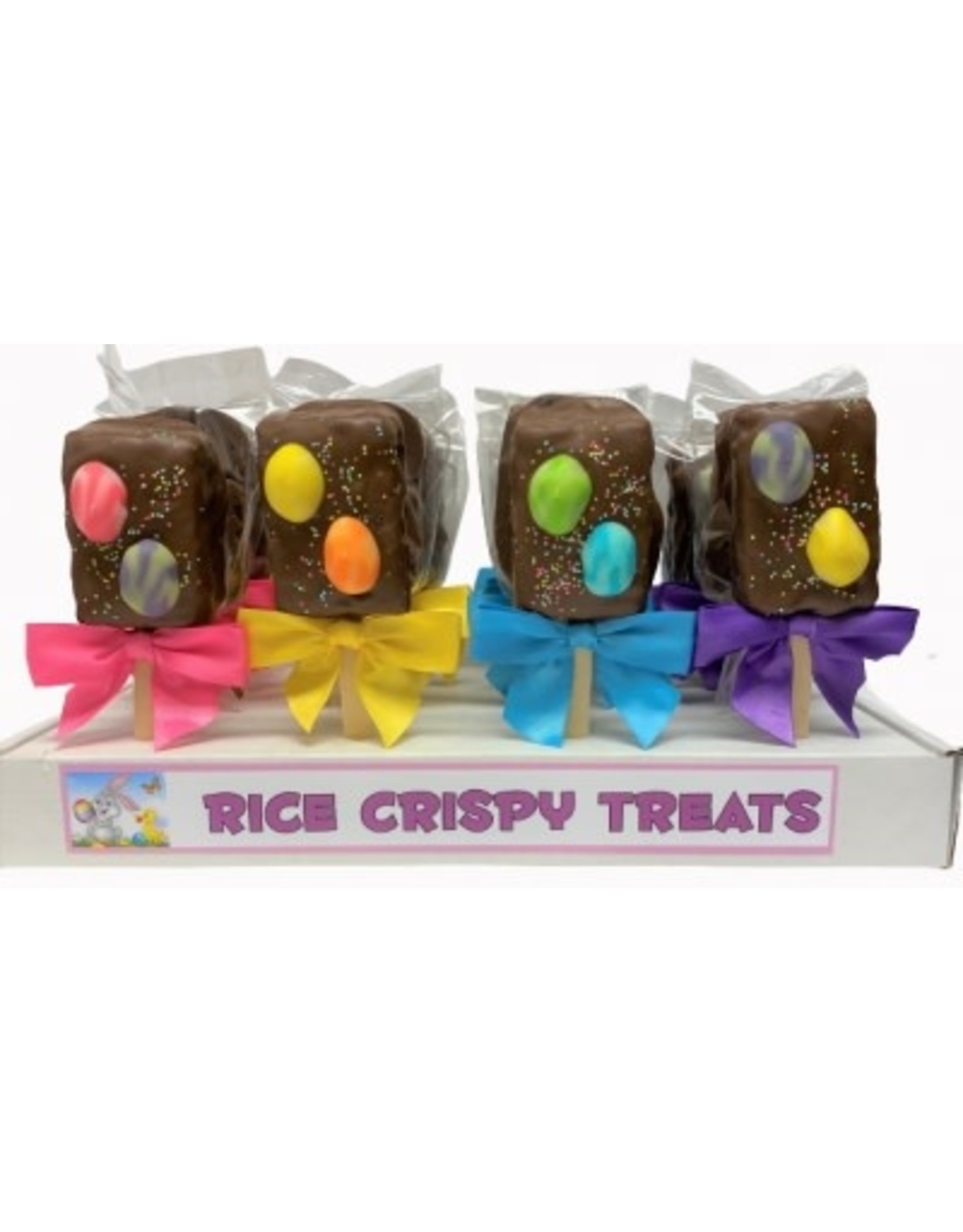 anDea Chocolates Chocolate Covered Easter Rice Crispy Pop Assorted