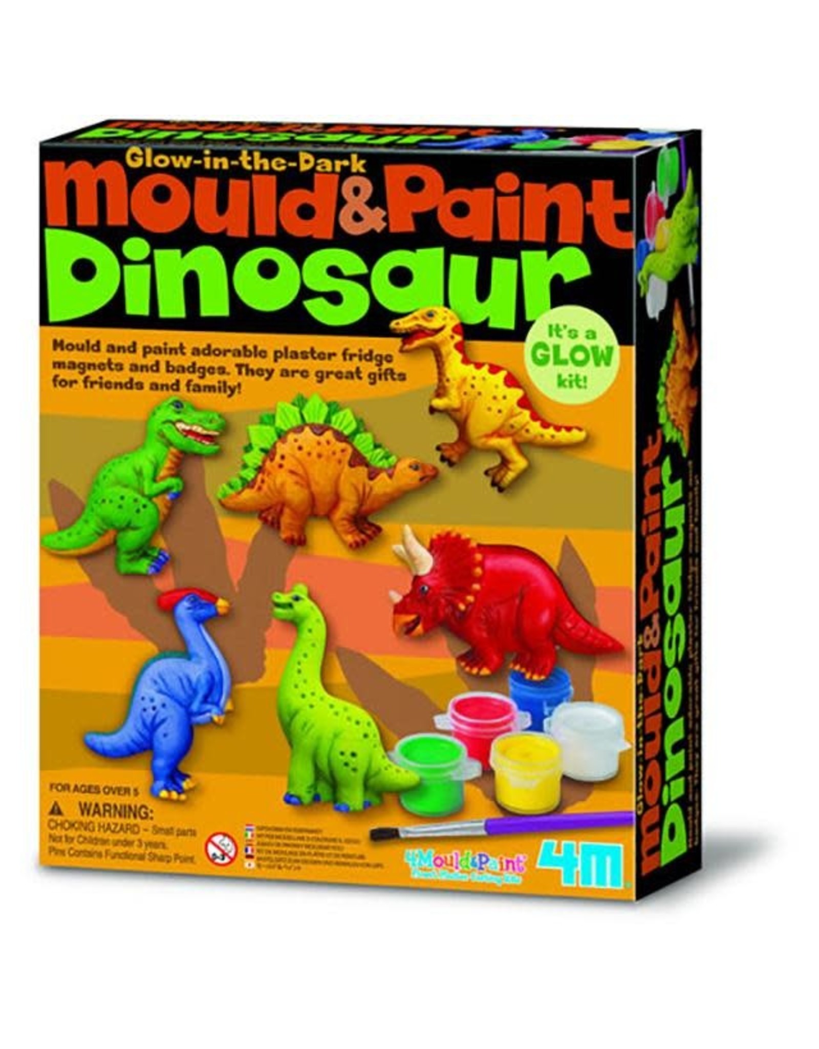 4M Glow Dinosaur Mould and Paint