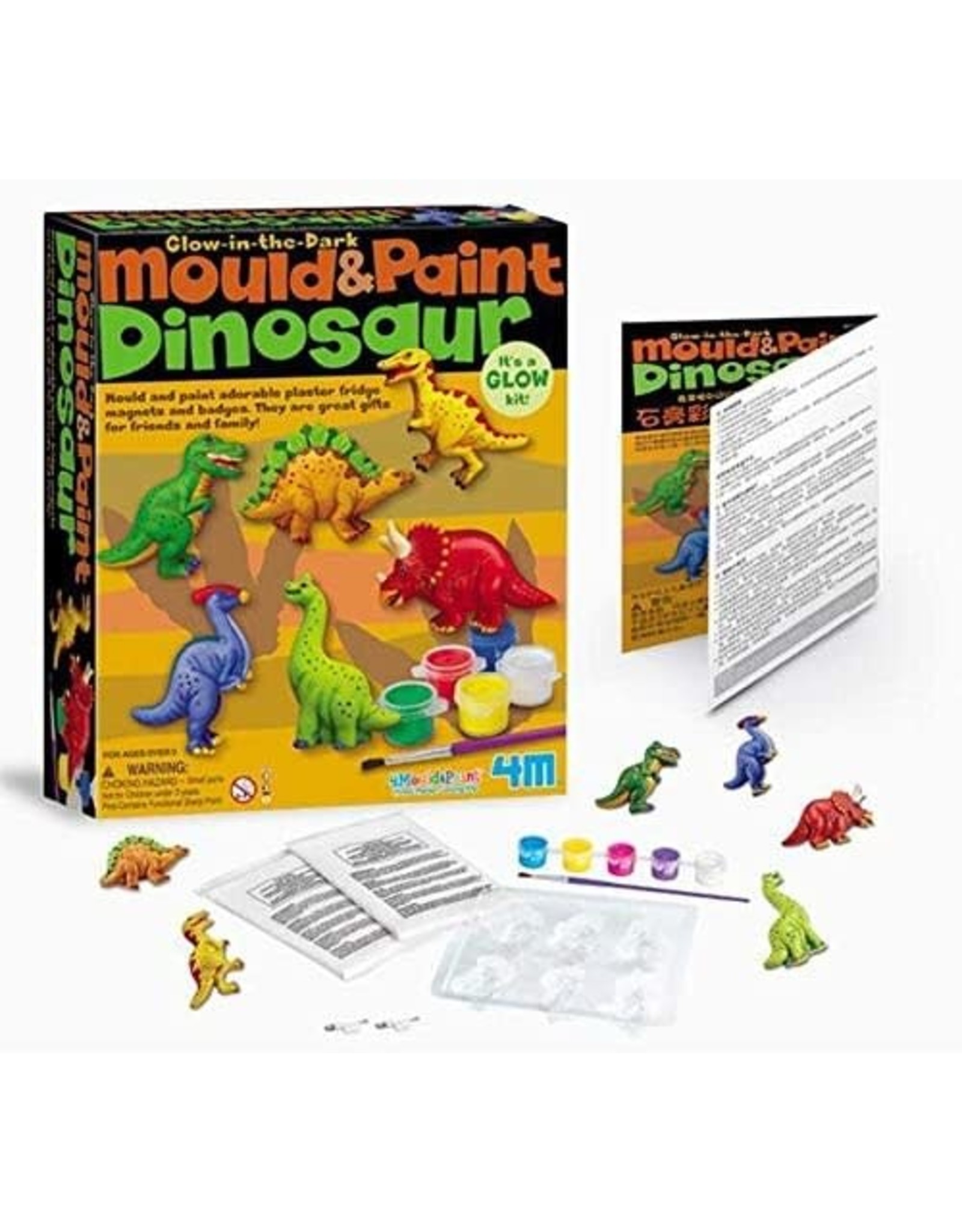 4M Glow Dinosaur Mould and Paint