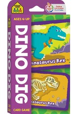 School Zone Dino Dig Game Cards