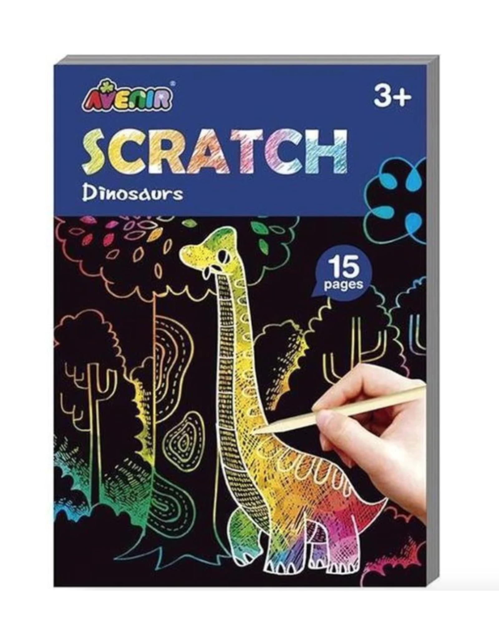 Avenir Mini Scratch Book Dinosaurs