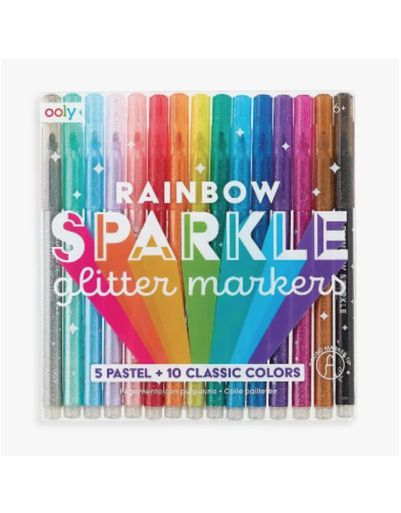 Ooly Rainbow Sparkle Glitter Markers