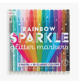 Ooly Rainbow Sparkle Glitter Markers