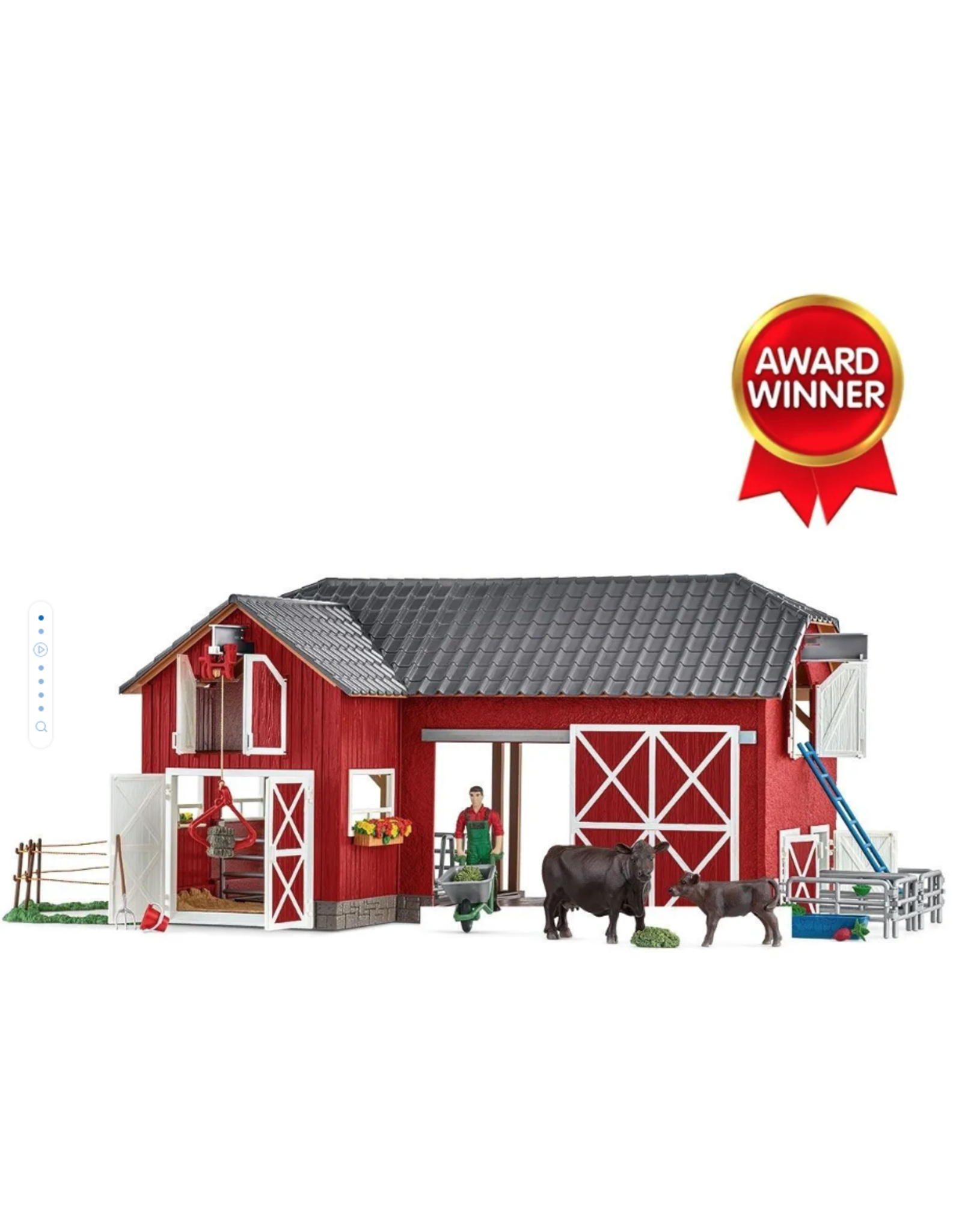 Schleich Large Farm with Black Angus