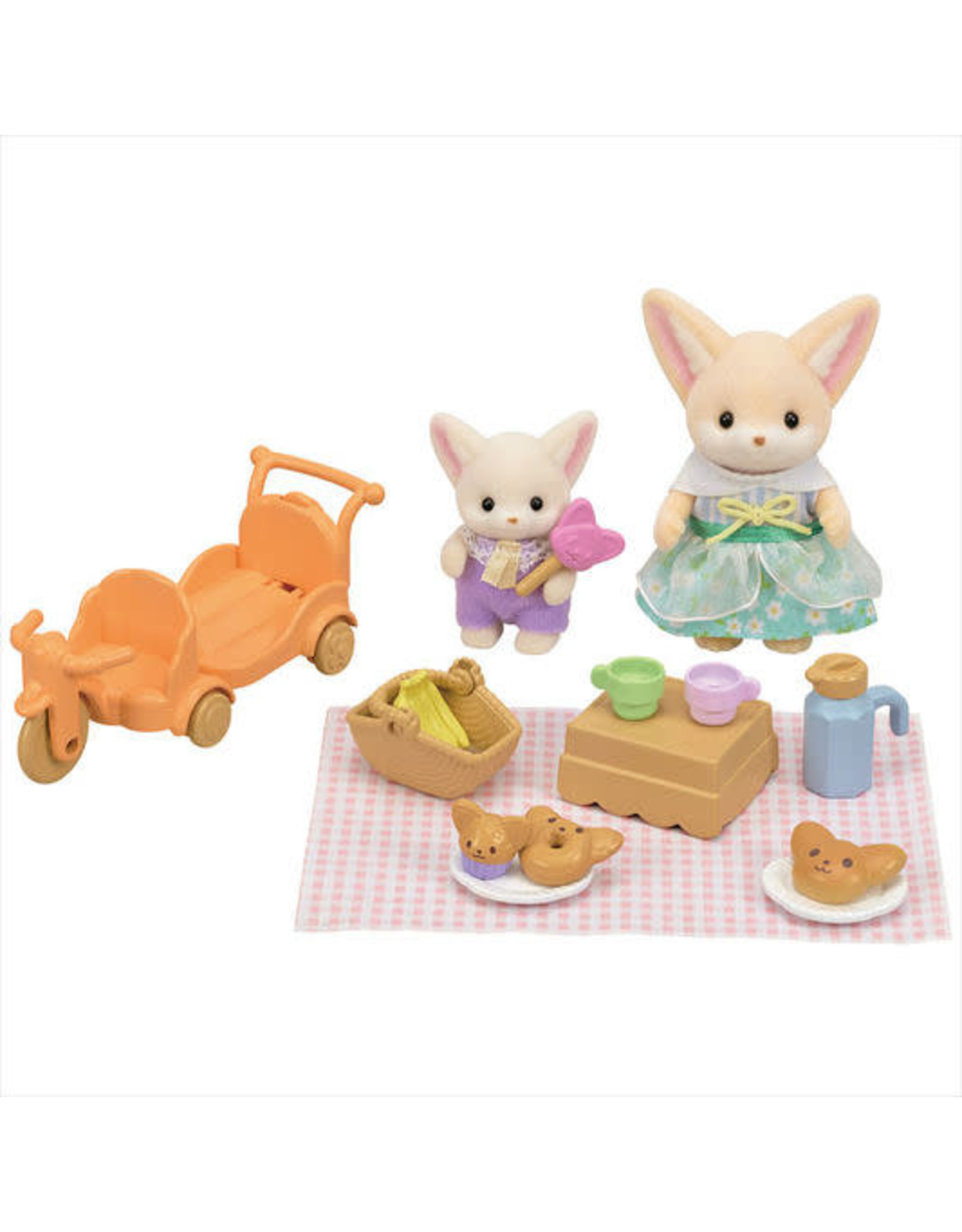 Calico Critters Calico Critters Sunny Picnic Set Fennec Fox Sister & Baby