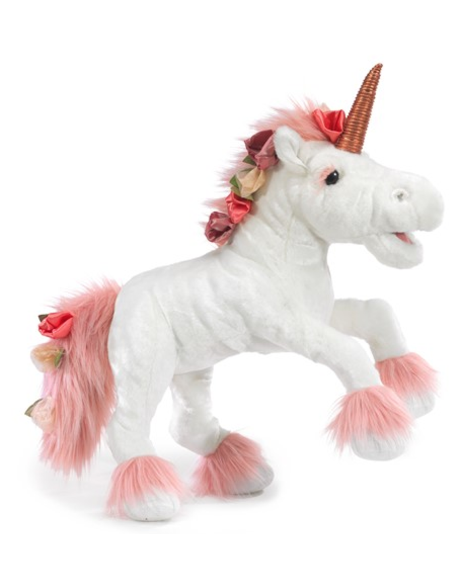 Folkmanis Unicorn Music Box Puppet