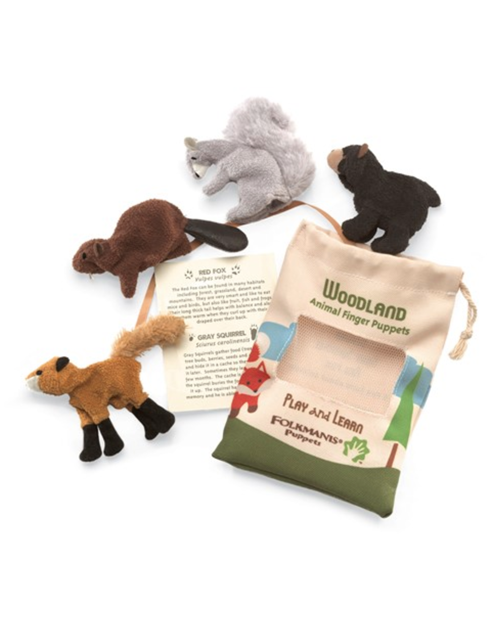 Woodland Animal Finger Puppet Angellina's Toy Boutique