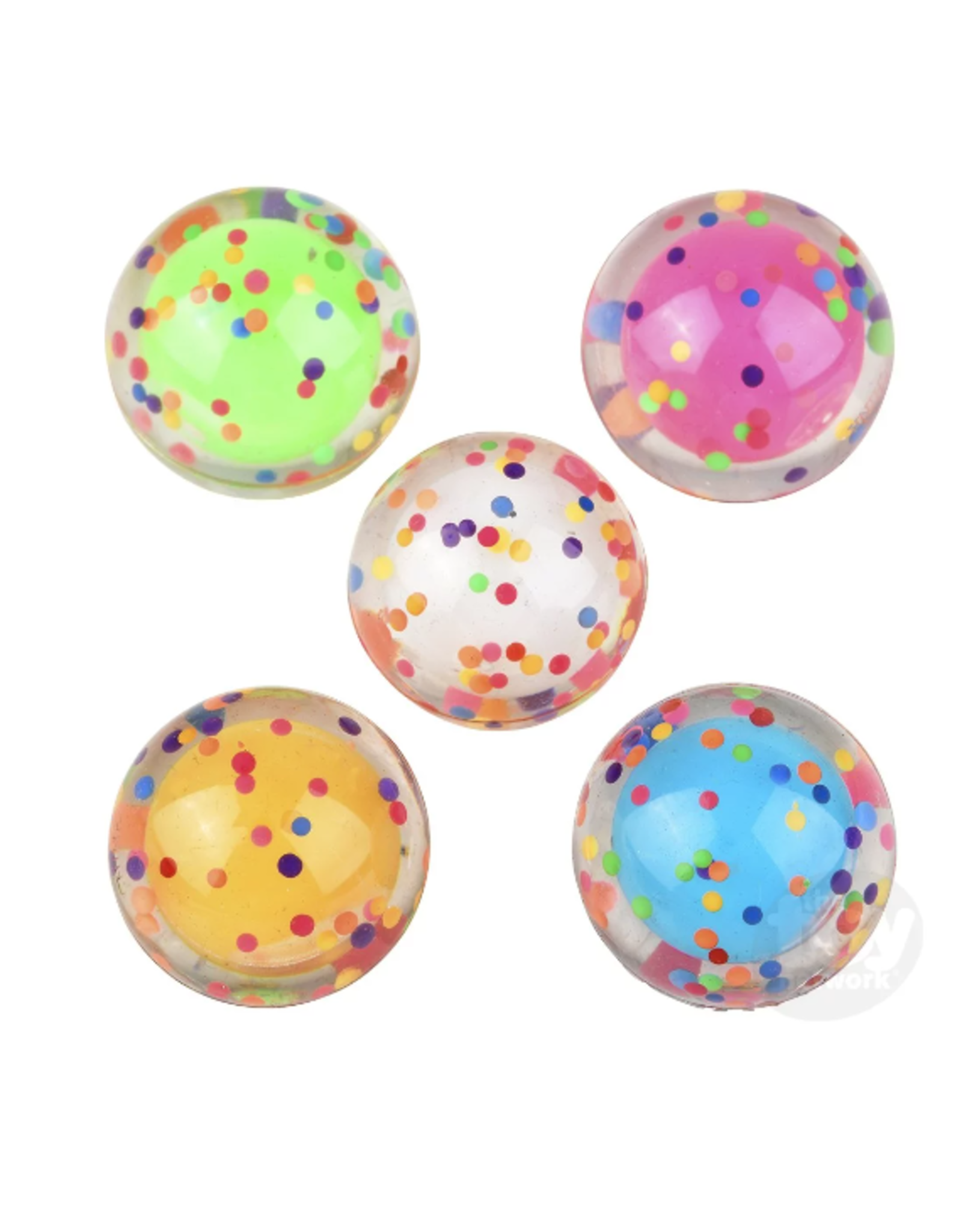 The Toy Network 1.75" Light-Up Confetti Hi Bounce Ball