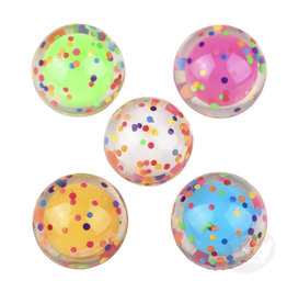 The Toy Network 1.75" Light-Up Confetti Hi Bounce Ball