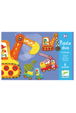 Djeco Puzzle Duo Articulo Vehicles