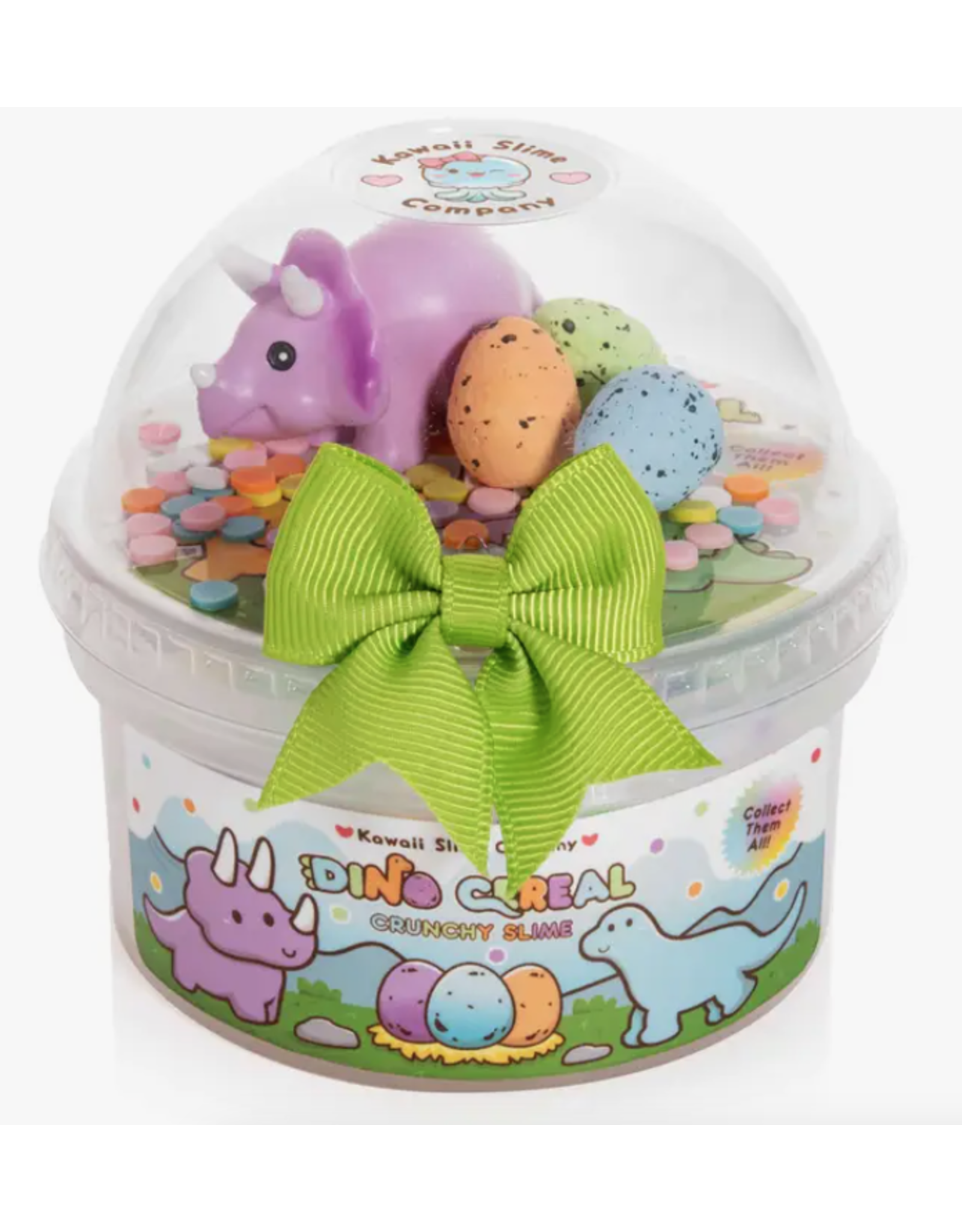 Kawaii Slime Dino Cereal Crunchy Slime