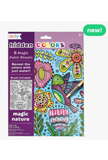 Ooly Hidden Colors Magic Paint Sheets 9 Pcs Set Magic Nature