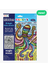 Ooly Magic Ocean Hidden Colors Magic Paint Sheets 9 Pc Set