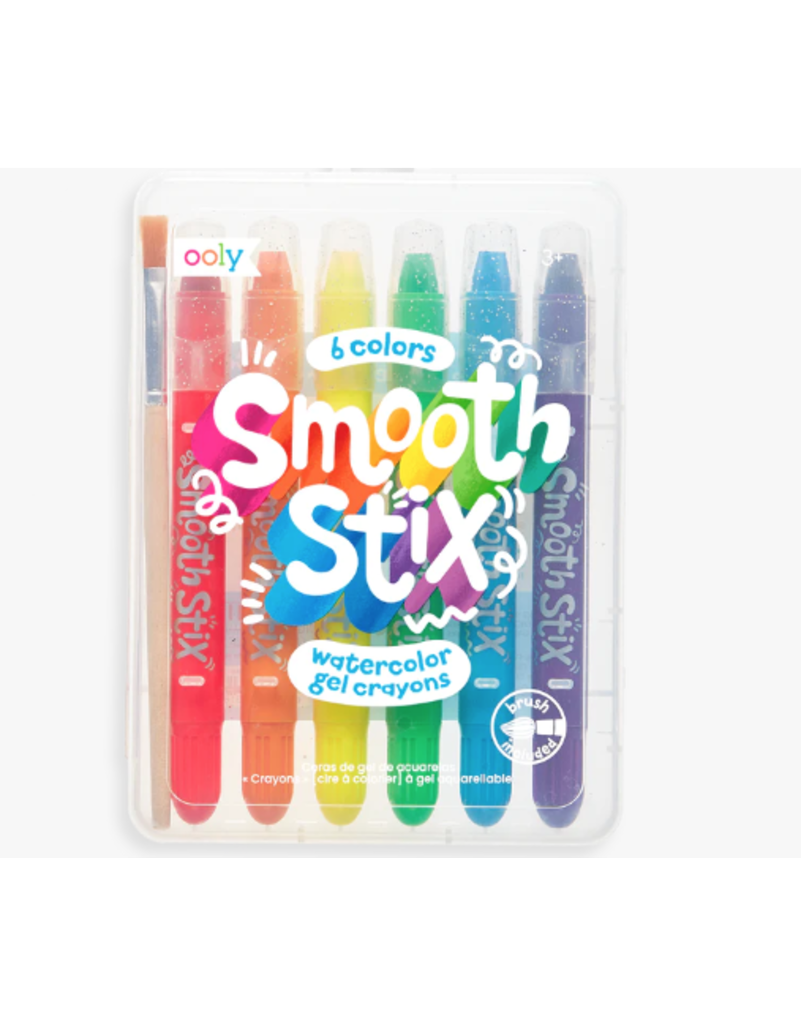 Ooly Smooth Stix Watercolor Gel Crayons Set of 6