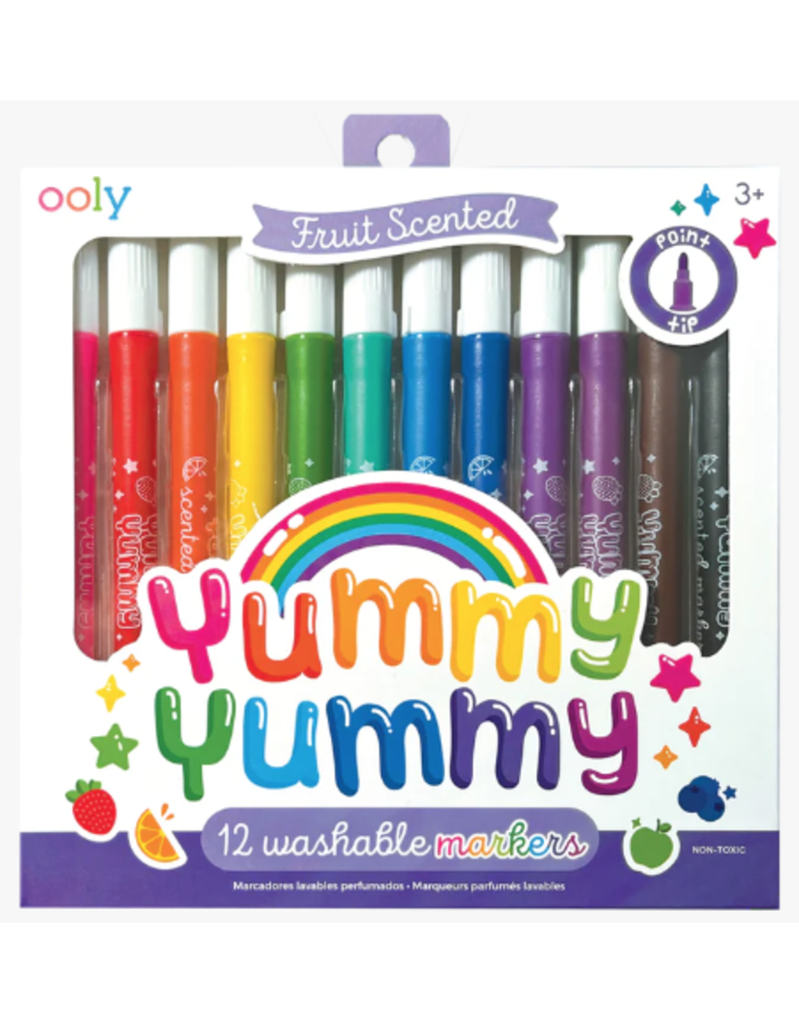 Ooly Yummy Yummy Scented Markers Set of 12