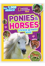 Penguin Random House National Geographic, Kids Ponies and Horses Sticker Activity Book