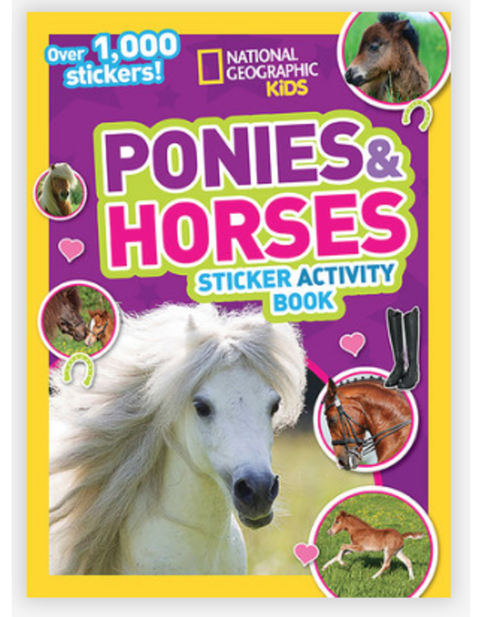 Penguin Random House National Geographic, Kids Ponies and Horses Sticker Activity Book