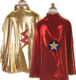 Great Pretenders Gold and Red Reversible Wonder Cape 5-6