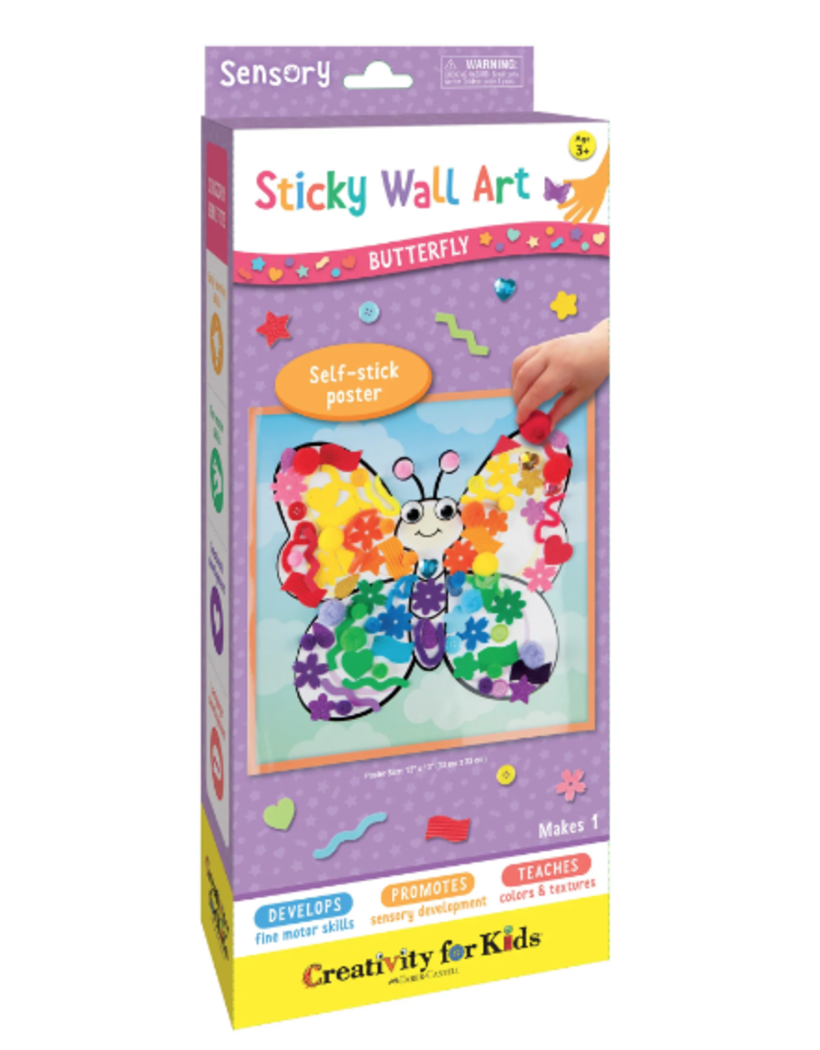 Creativity For Kids Sticky Wall Art Butterfly