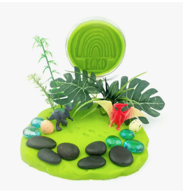 Earth Grown KidDoughs Dino Jungle Watermelon Play Dough Kit