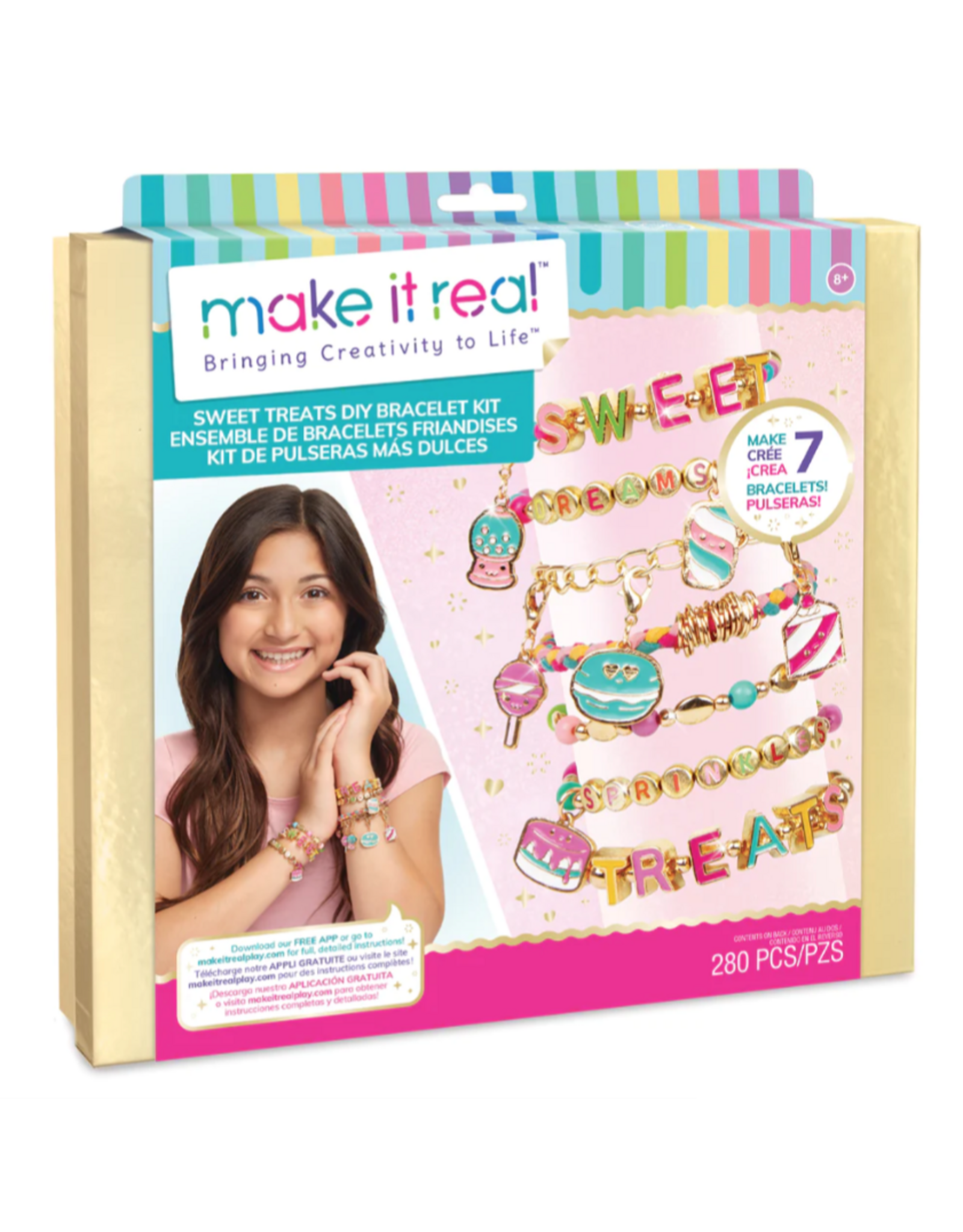 Make It Real Sweet Treats Gold Charms