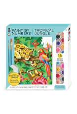 Bright Stripes Paint By Numbers Tropical Jungle