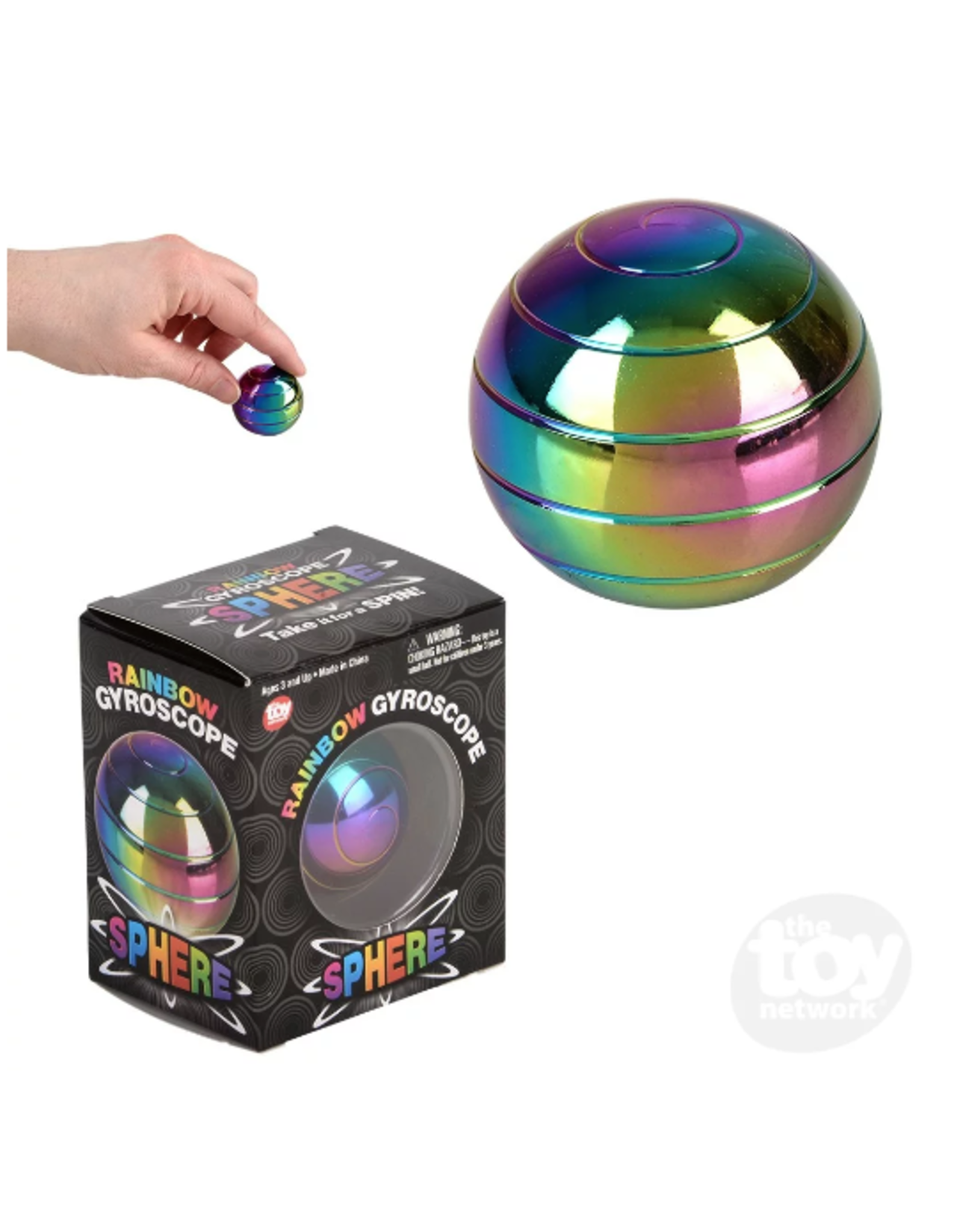 The Toy Network Rainbow Gyroscope Sphere