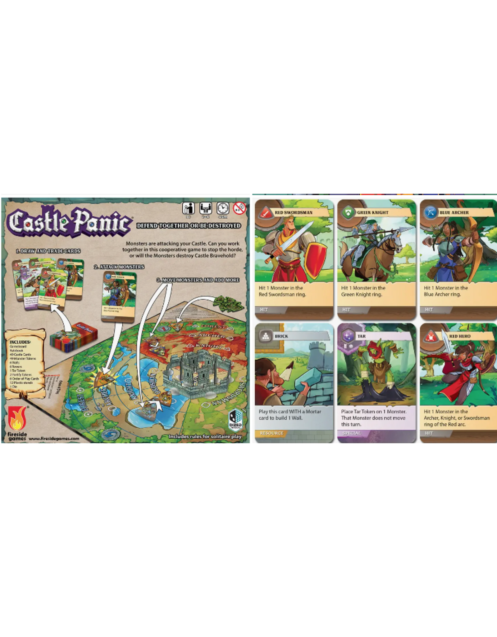 Fireside Games Castle Panic Board Game