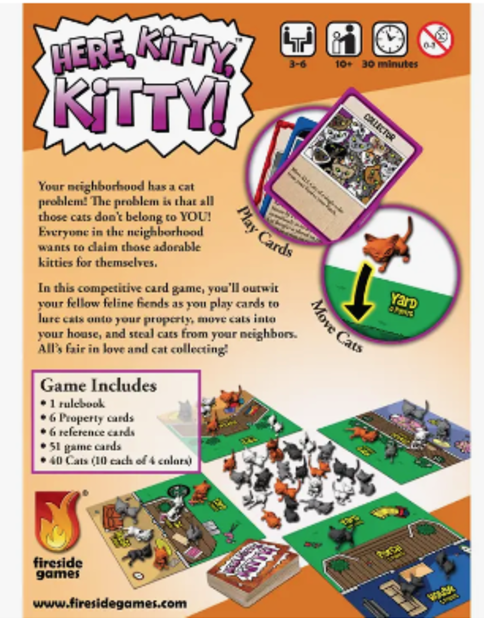 Fireside Games Here Kitty Kitty Board Game
