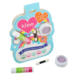Klee Naturals Lilac Sparkles Eye Shadow and Lip Shimmer Set