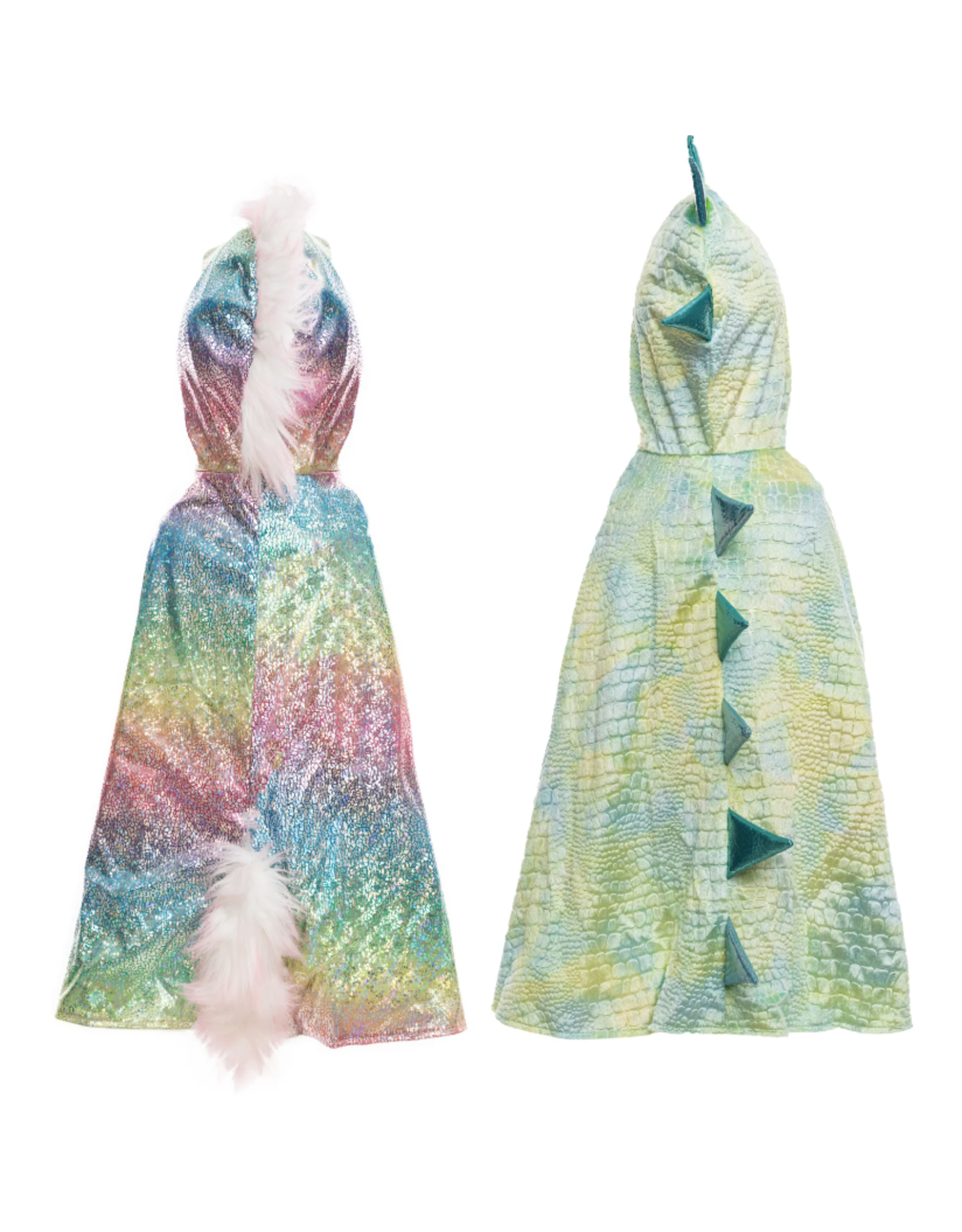 Great Pretenders Rainbow Reversible Unicorn Dragon Cape 5/6